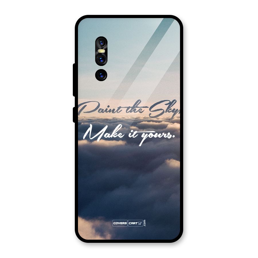 Paint the Sky Glass Back Case for Vivo V15 Pro