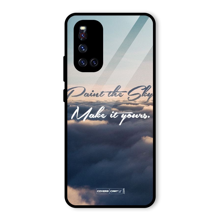 Paint the Sky Glass Back Case for Vivo V19