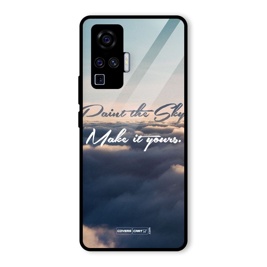 Paint the Sky Glass Back Case for Vivo X50 Pro
