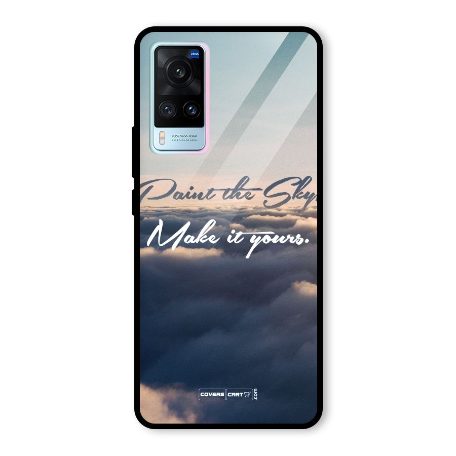 Paint the Sky Glass Back Case for Vivo X60