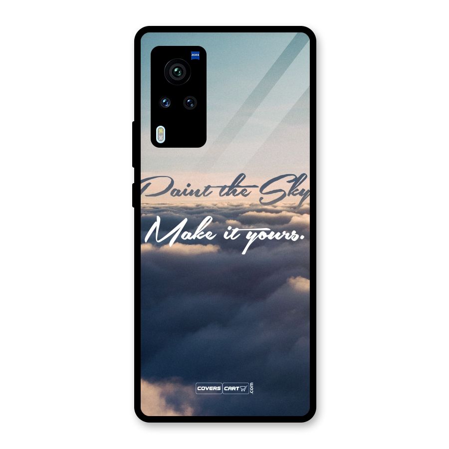 Paint the Sky Glass Back Case for Vivo X60 Pro