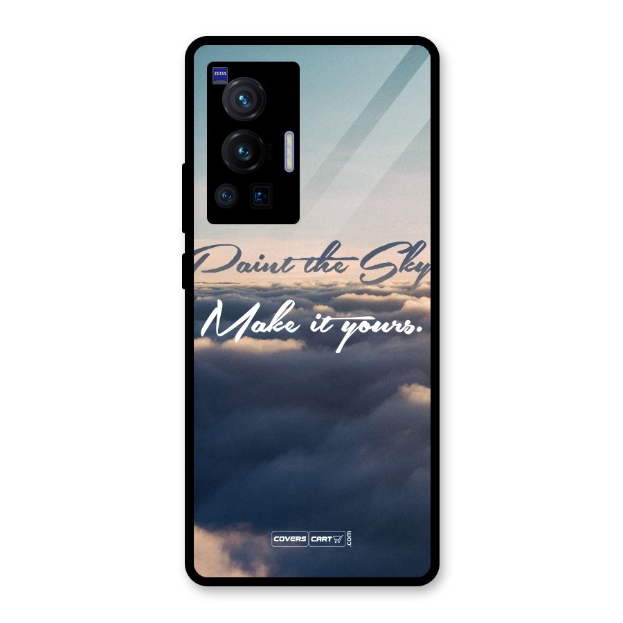 Paint the Sky Glass Back Case for Vivo X70 Pro