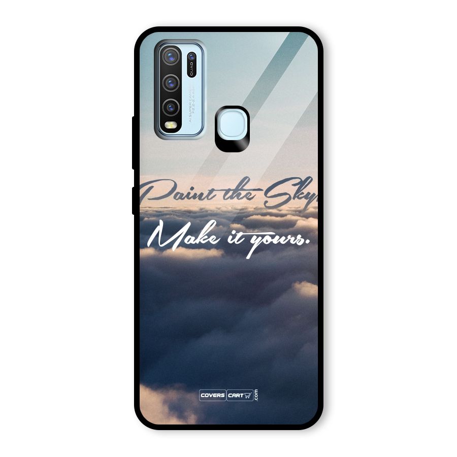 Paint the Sky Glass Back Case for Vivo Y50