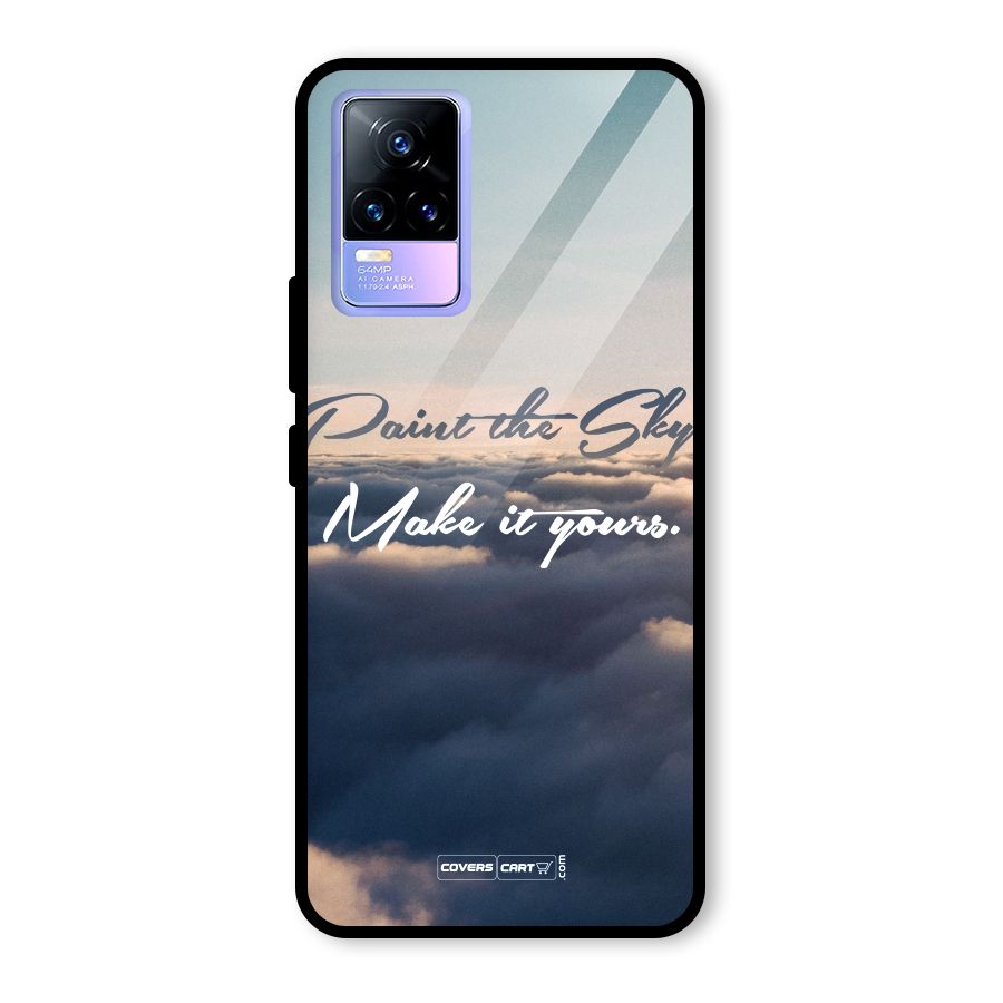 Paint the Sky Glass Back Case for Vivo Y73