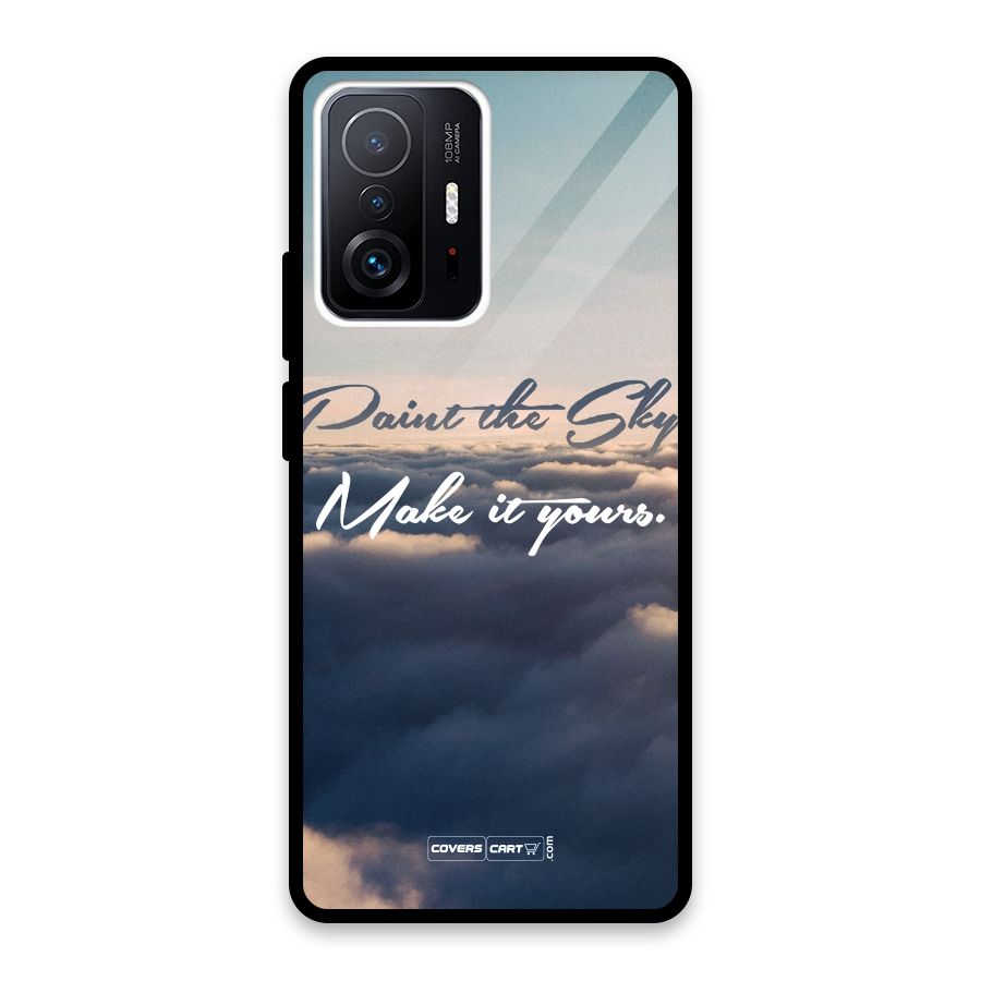 Paint the Sky Glass Back Case for Xiaomi 11T Pro