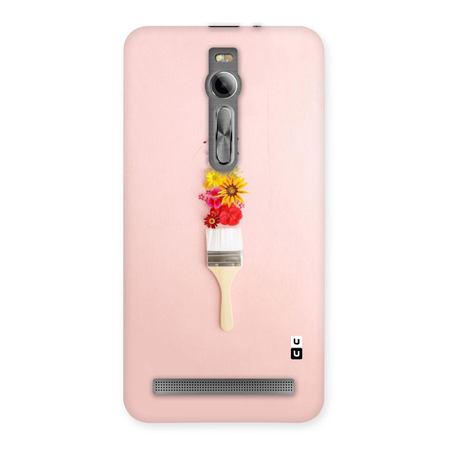 Painted Flowers Back Case for Asus Zenfone 2