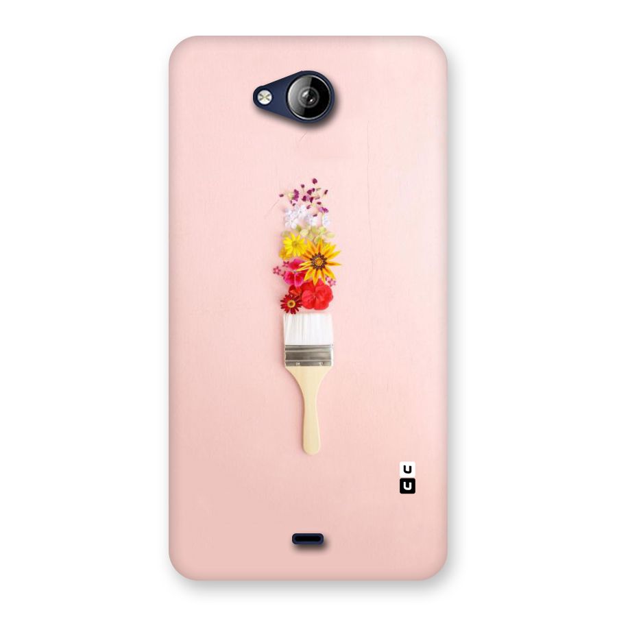 Painted Flowers Back Case for Canvas Play Q355