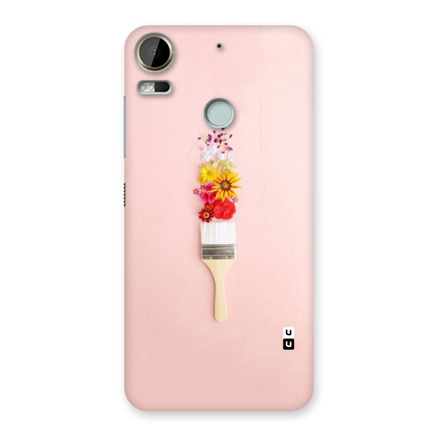 Painted Flowers Back Case for Desire 10 Pro