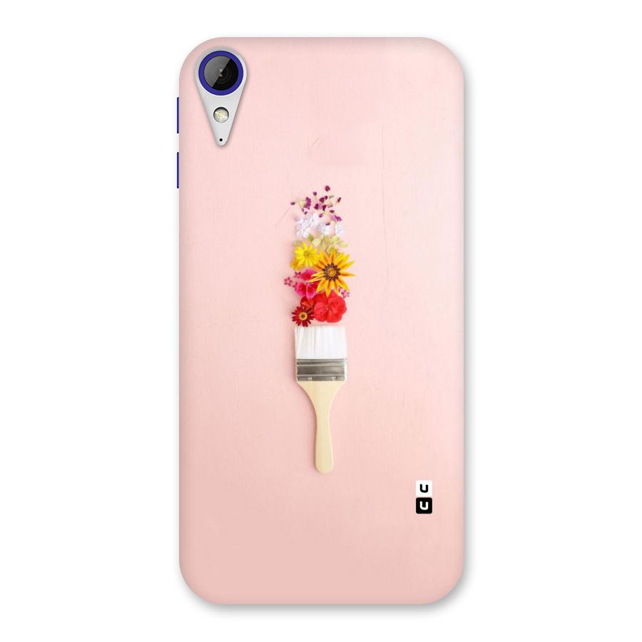 Painted Flowers Back Case for Desire 830