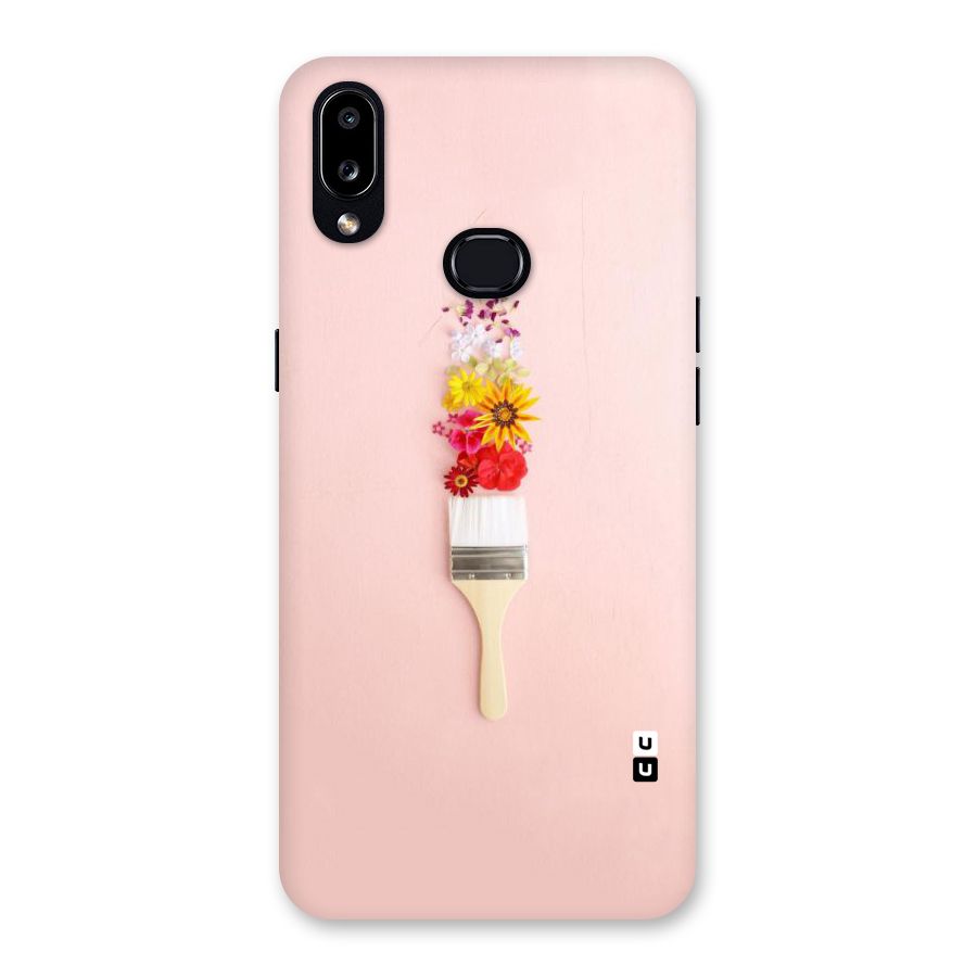 Painted Flowers Back Case for Galaxy A10s