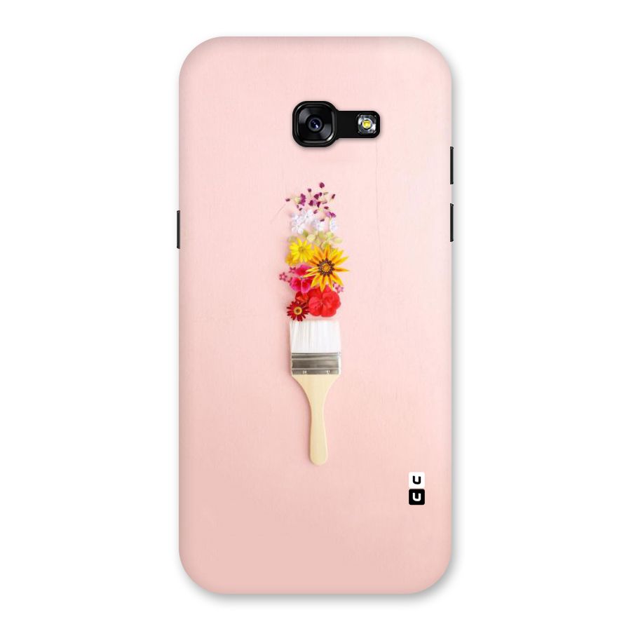Painted Flowers Back Case for Galaxy A5 2017