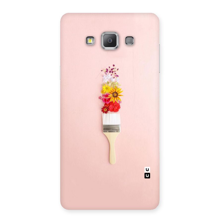 Painted Flowers Back Case for Galaxy A7