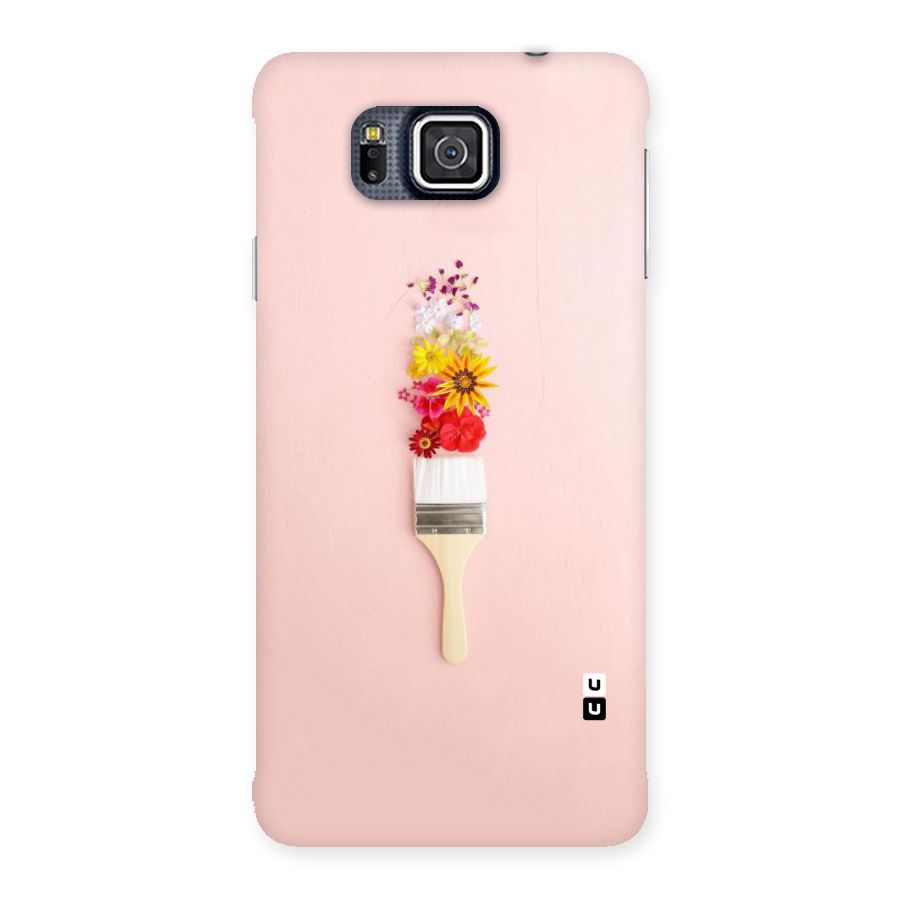 Painted Flowers Back Case for Galaxy Alpha