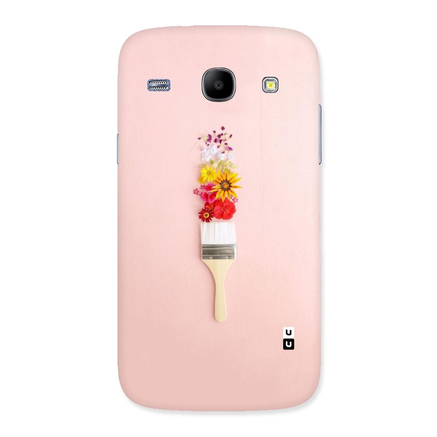 Painted Flowers Back Case for Galaxy Core