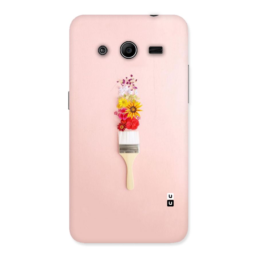 Painted Flowers Back Case for Galaxy Core 2