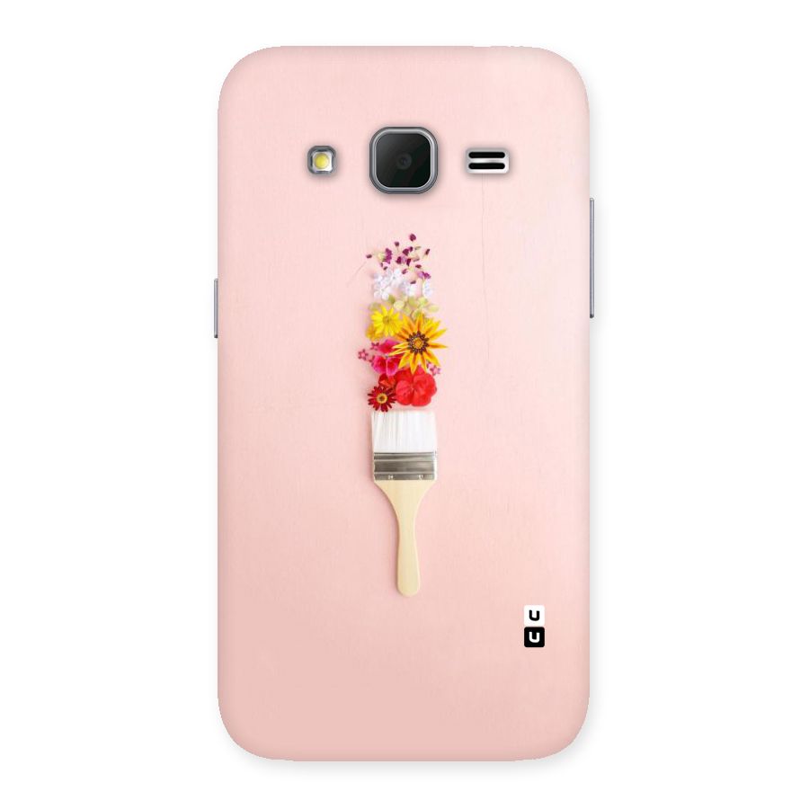 Painted Flowers Back Case for Galaxy Core Prime