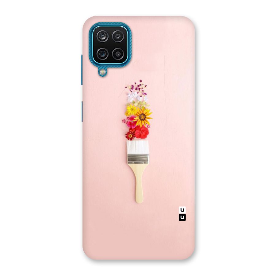 Painted Flowers Back Case for Galaxy F12