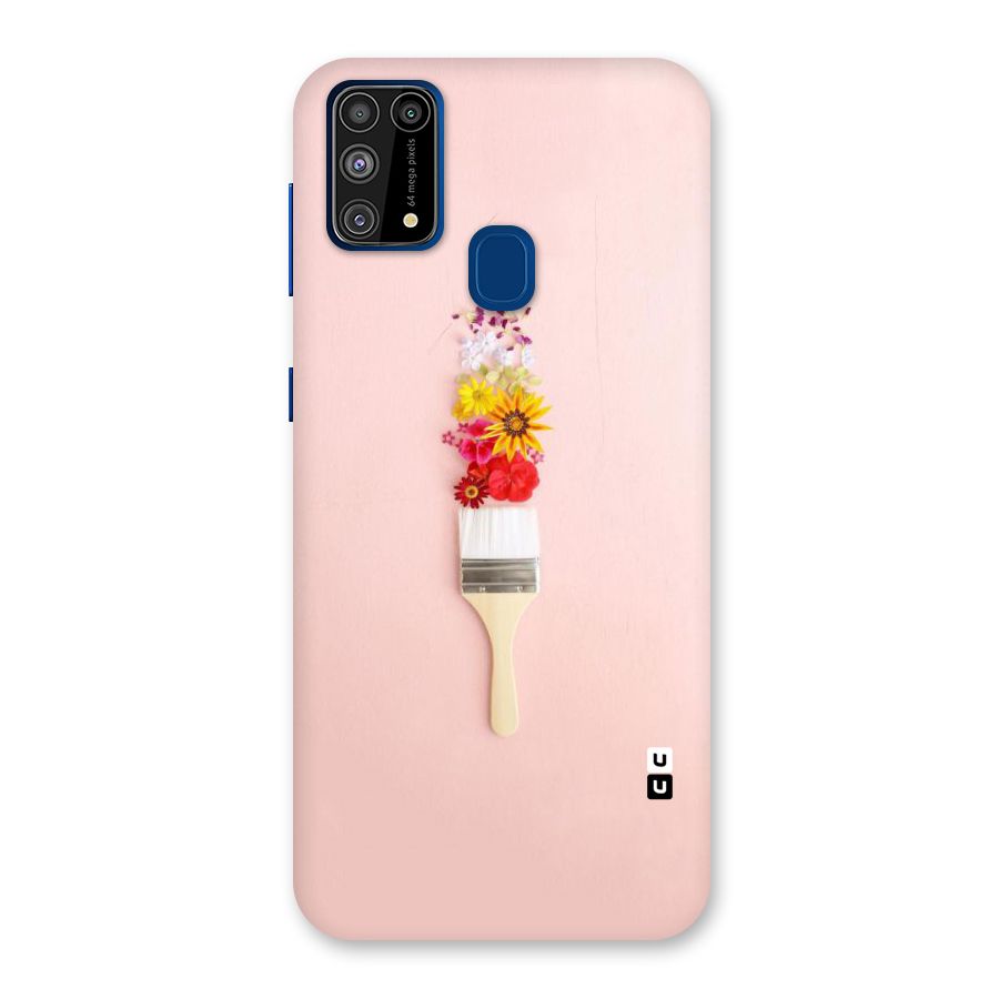 Painted Flowers Back Case for Galaxy F41
