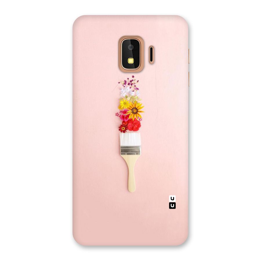 Painted Flowers Back Case for Galaxy J2 Core