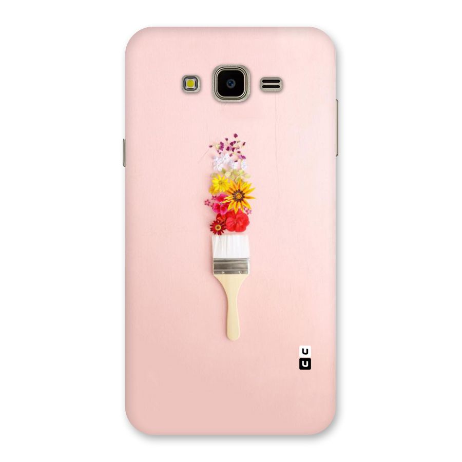 Painted Flowers Back Case for Galaxy J7 Nxt