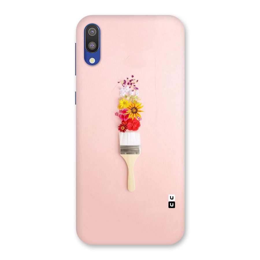 Painted Flowers Back Case for Galaxy M10