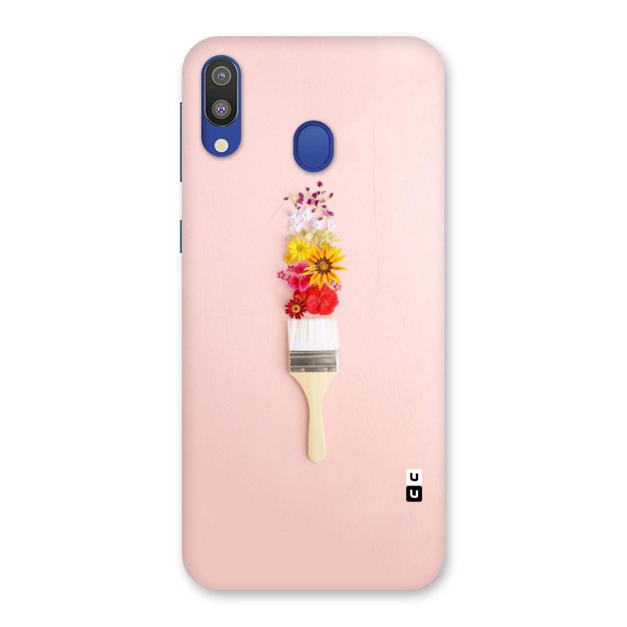Painted Flowers Back Case for Galaxy M20