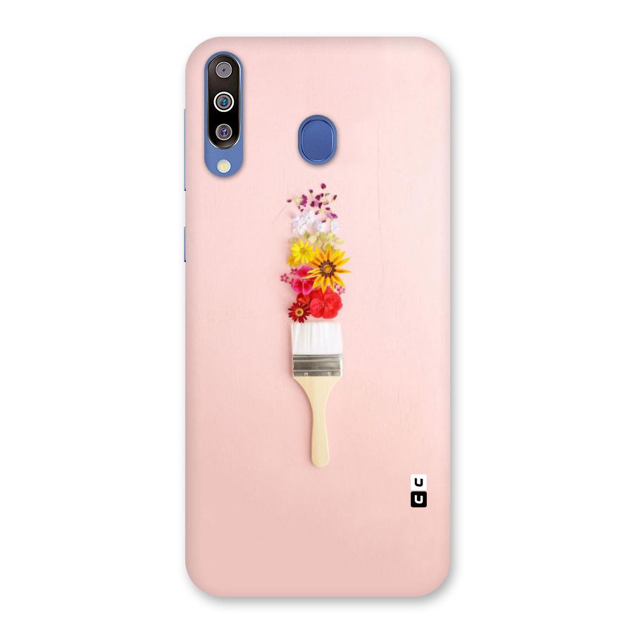 Painted Flowers Back Case for Galaxy M30