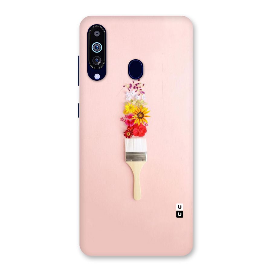 Painted Flowers Back Case for Galaxy M40