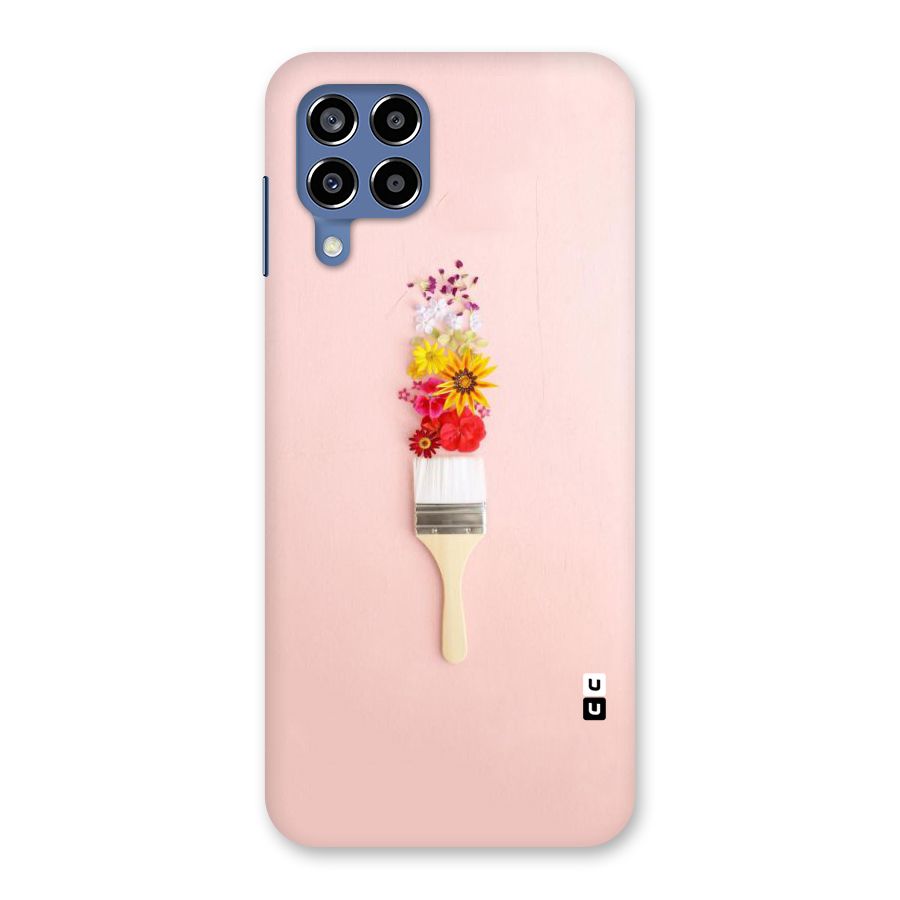 Painted Flowers Back Case for Galaxy M53 5G