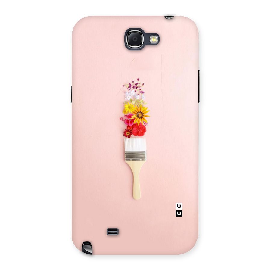 Painted Flowers Back Case for Galaxy Note 2