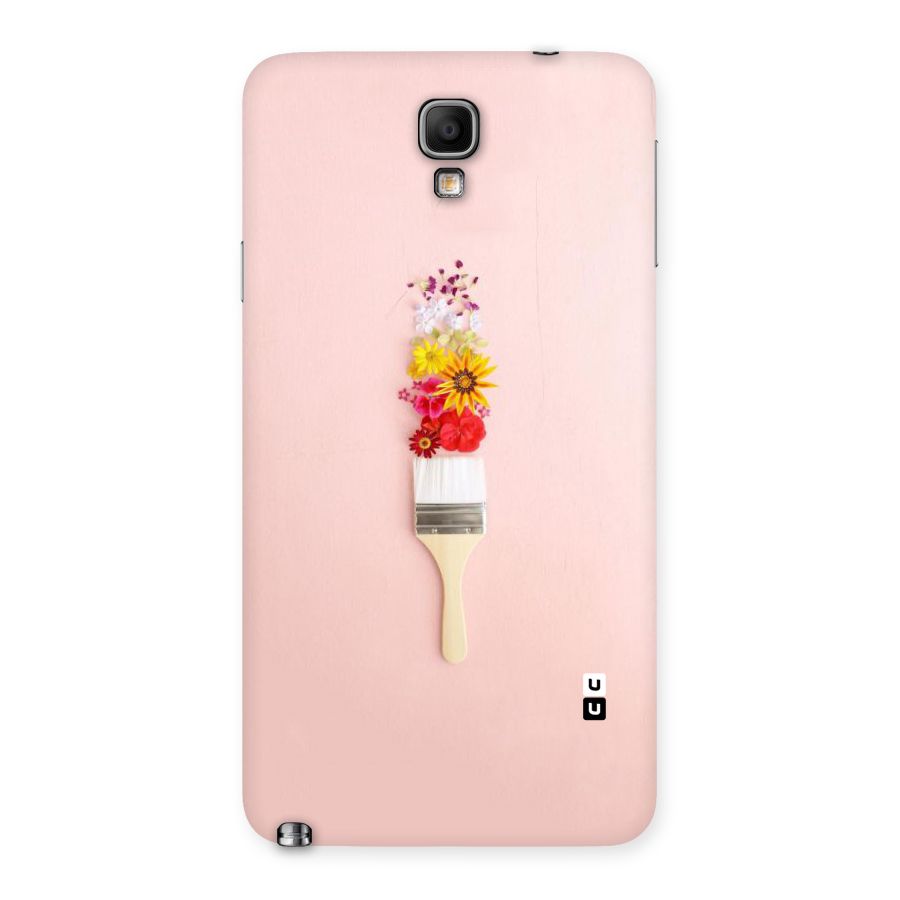 Painted Flowers Back Case for Galaxy Note 3 Neo