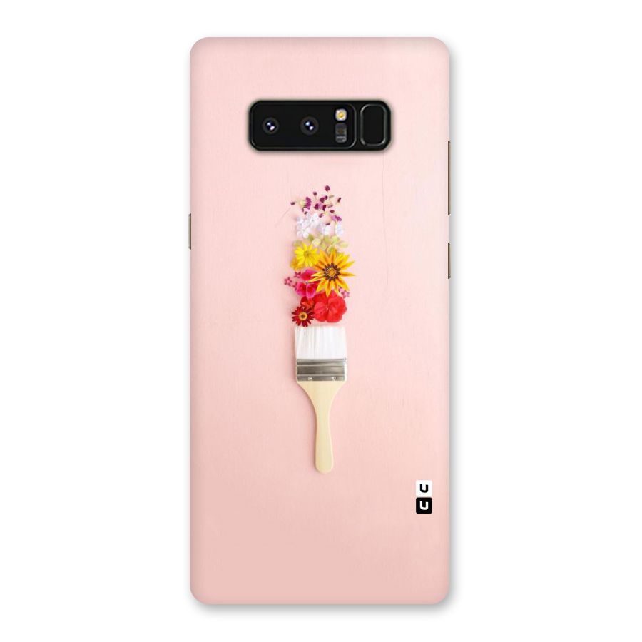 Painted Flowers Back Case for Galaxy Note 8