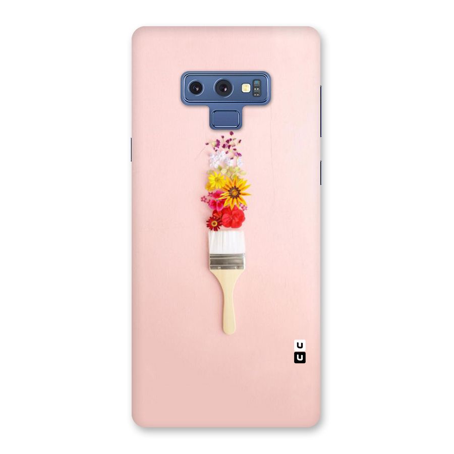 Painted Flowers Back Case for Galaxy Note 9