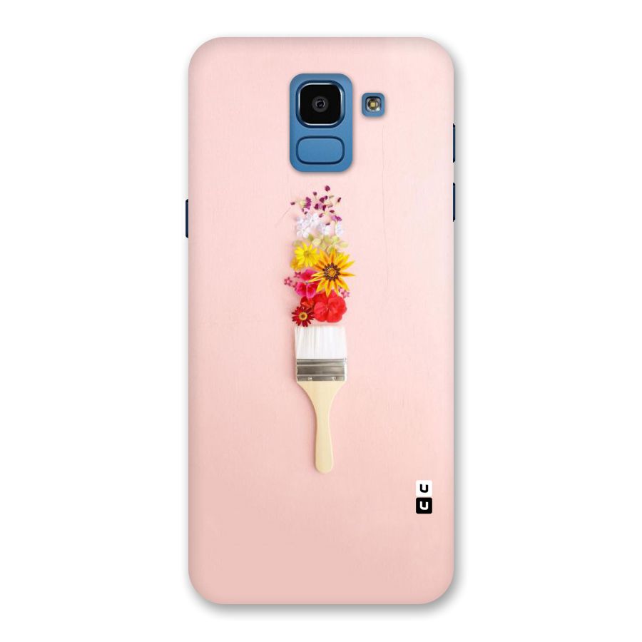 Painted Flowers Back Case for Galaxy On6