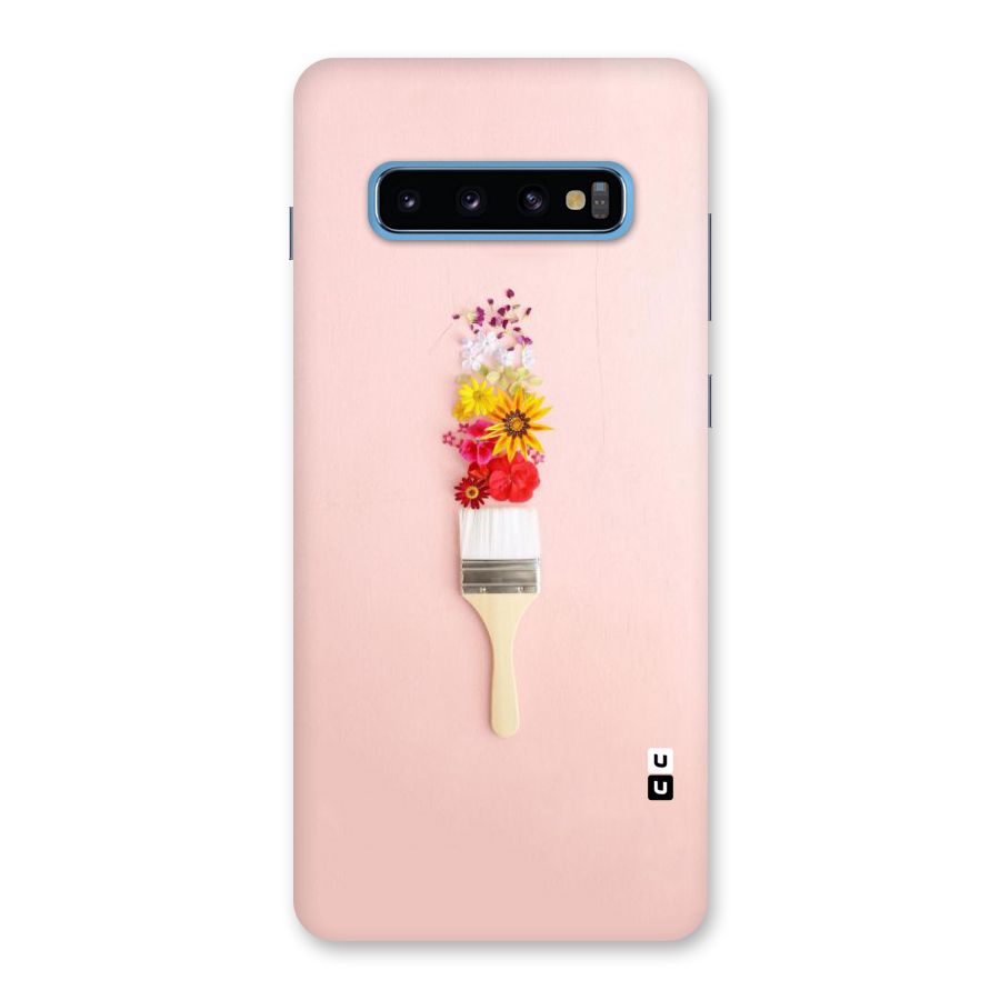 Painted Flowers Back Case for Galaxy S10 Plus
