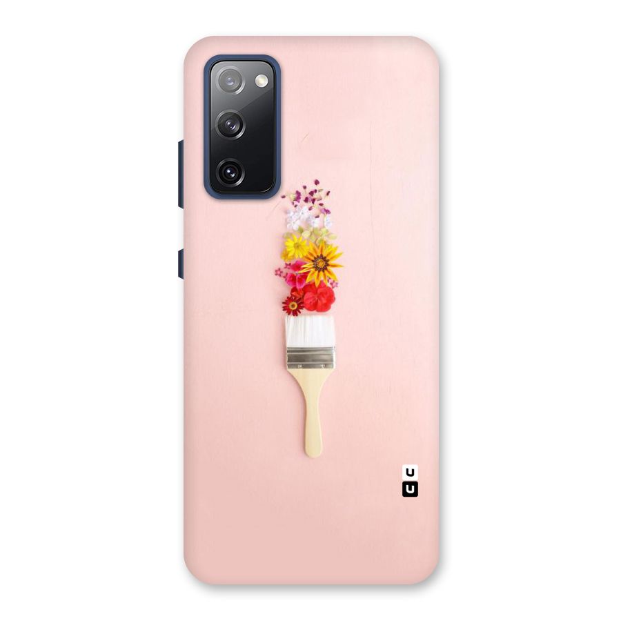 Painted Flowers Back Case for Galaxy S20 FE