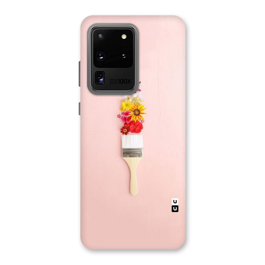 Painted Flowers Back Case for Galaxy S20 Ultra