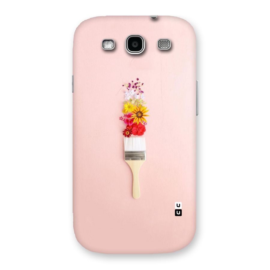 Painted Flowers Back Case for Galaxy S3