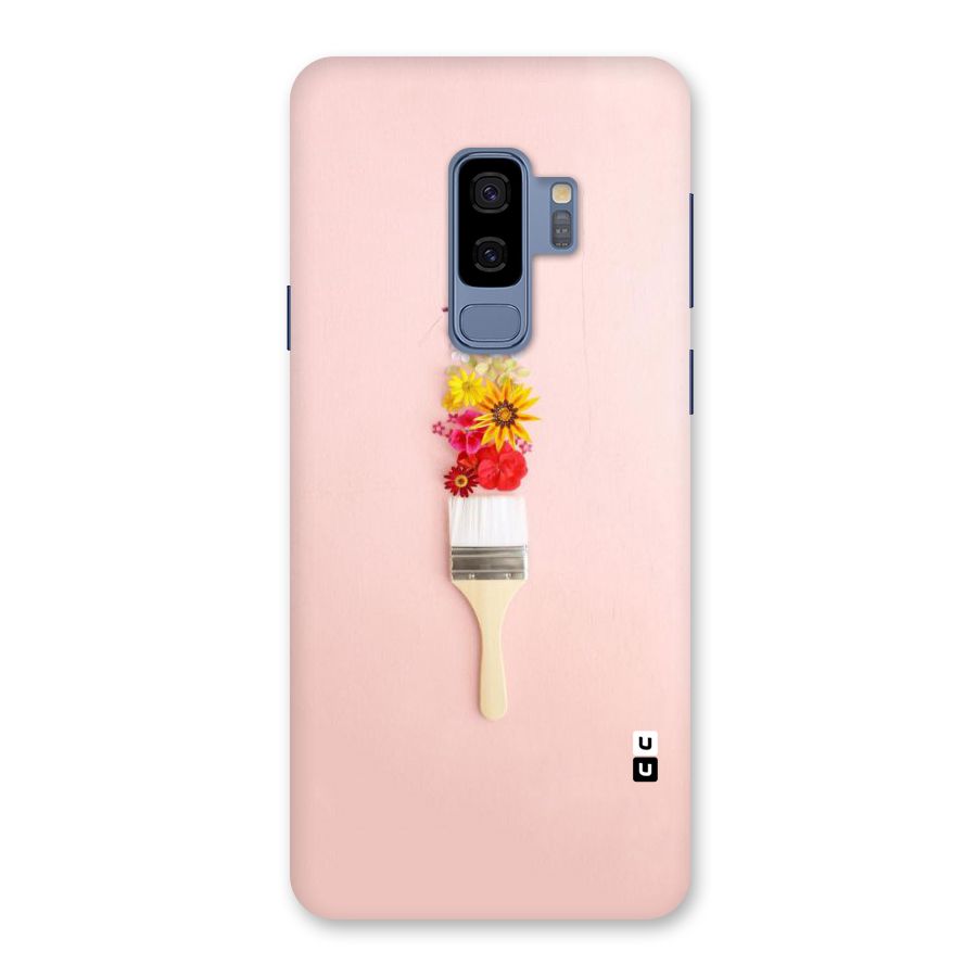 Painted Flowers Back Case for Galaxy S9 Plus