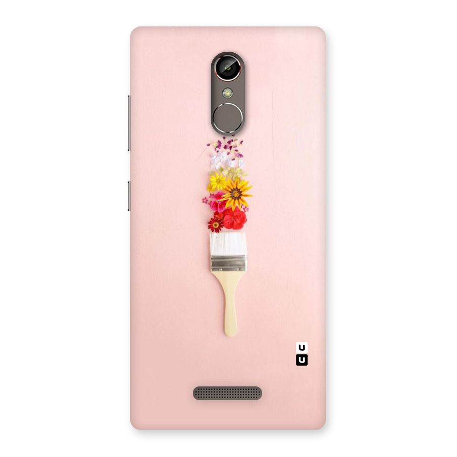 Painted Flowers Back Case for Gionee S6s
