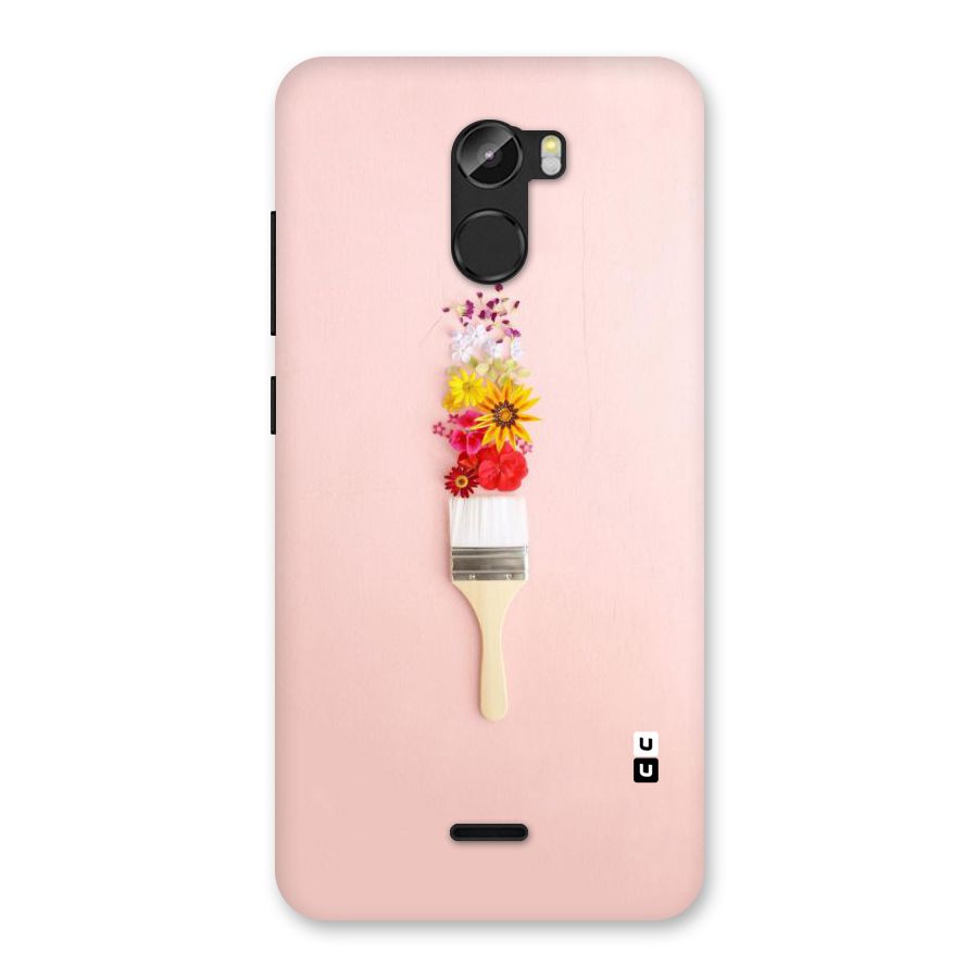 Painted Flowers Back Case for Gionee X1