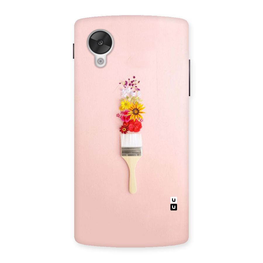 Painted Flowers Back Case for Google Nexsus 5