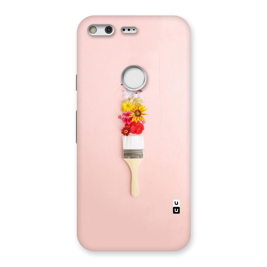 Painted Flowers Back Case for Google Pixel