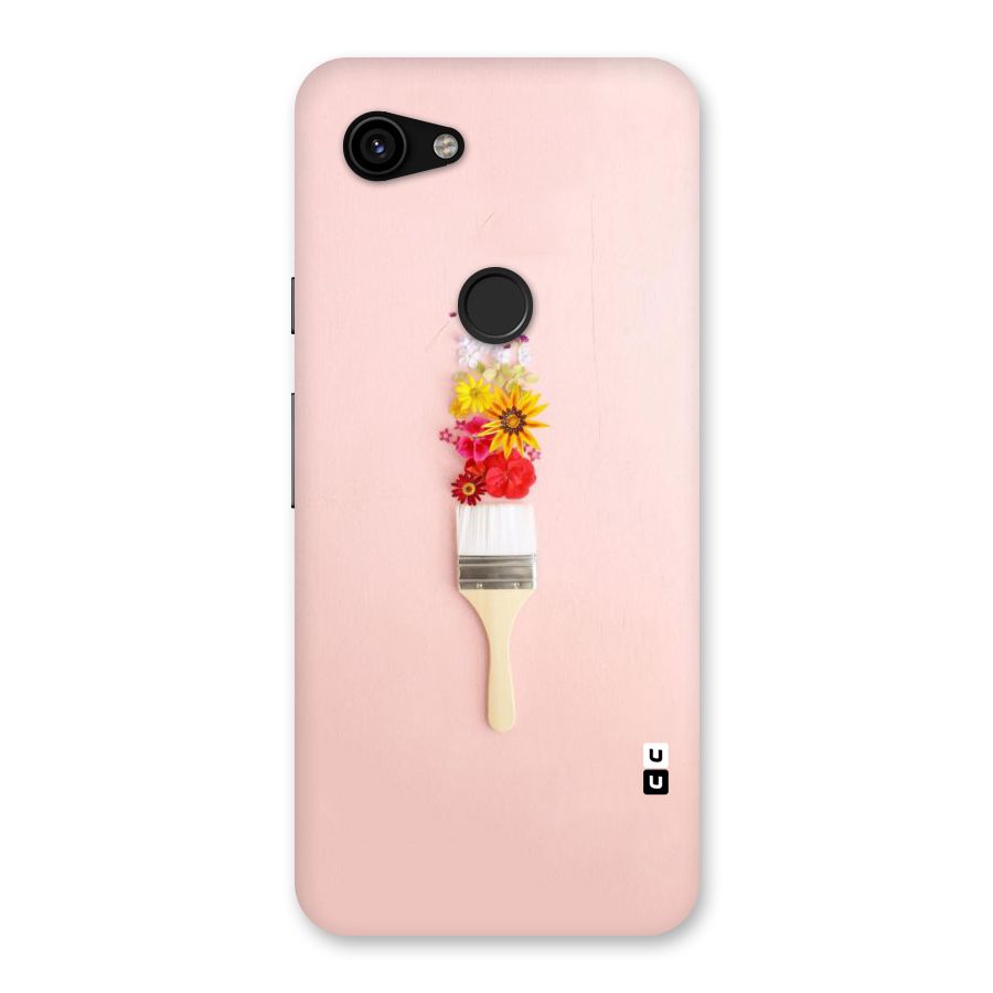 Painted Flowers Back Case for Google Pixel 3a