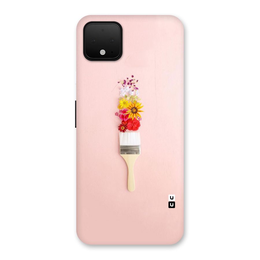 Painted Flowers Back Case for Google Pixel 4 XL