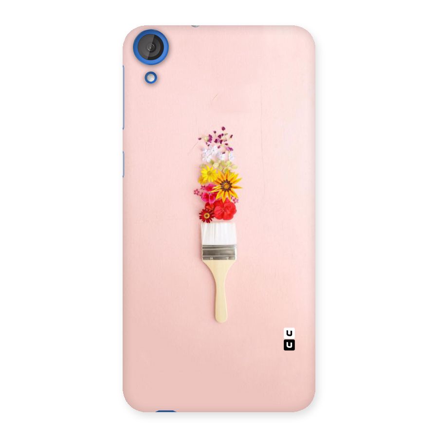 Painted Flowers Back Case for HTC Desire 820