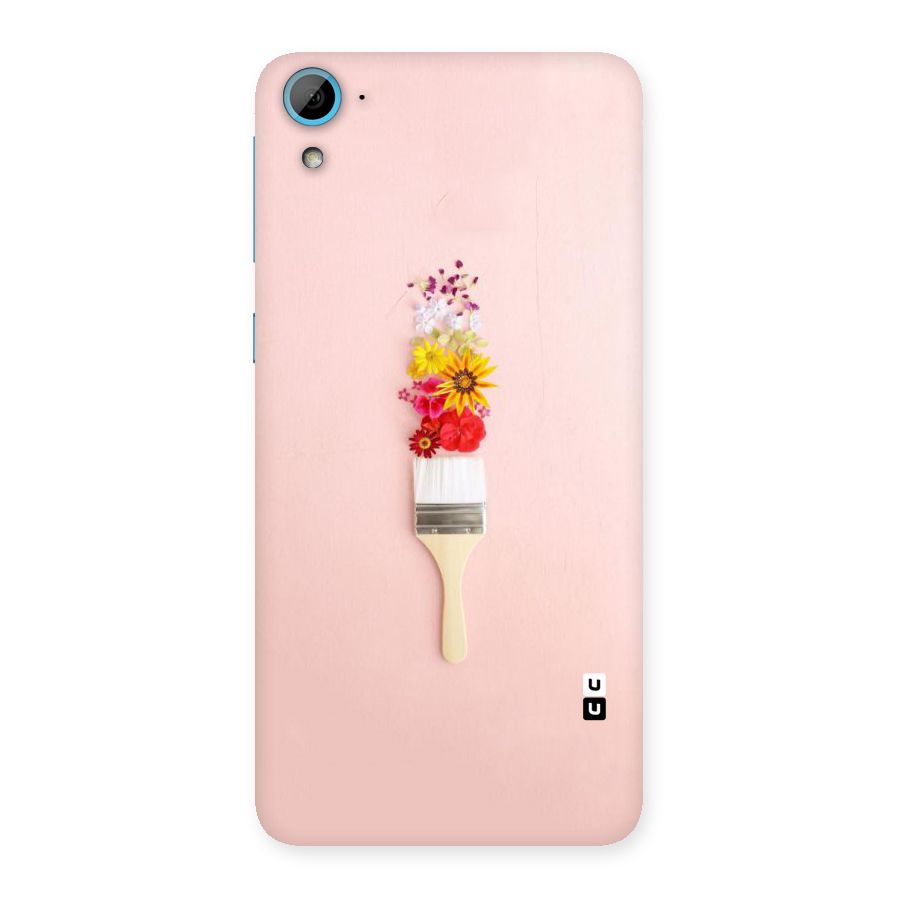 Painted Flowers Back Case for HTC Desire 826