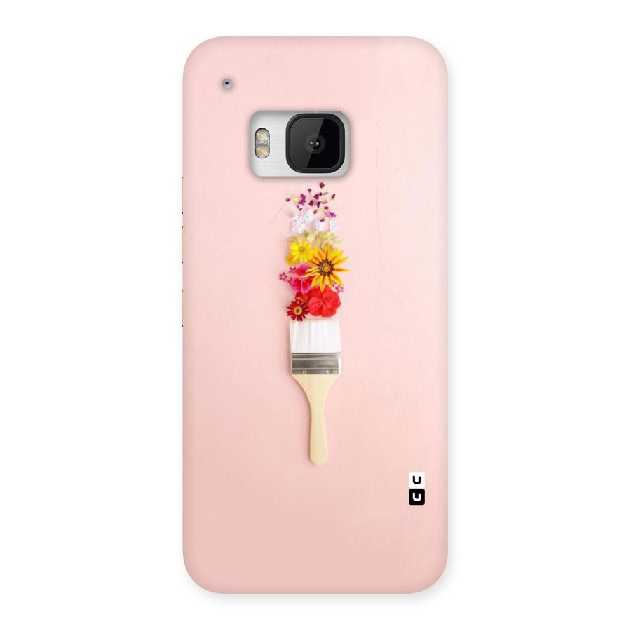 Painted Flowers Back Case for HTC One M9