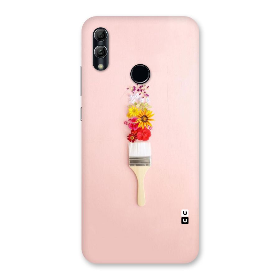 Painted Flowers Back Case for Honor 10 Lite