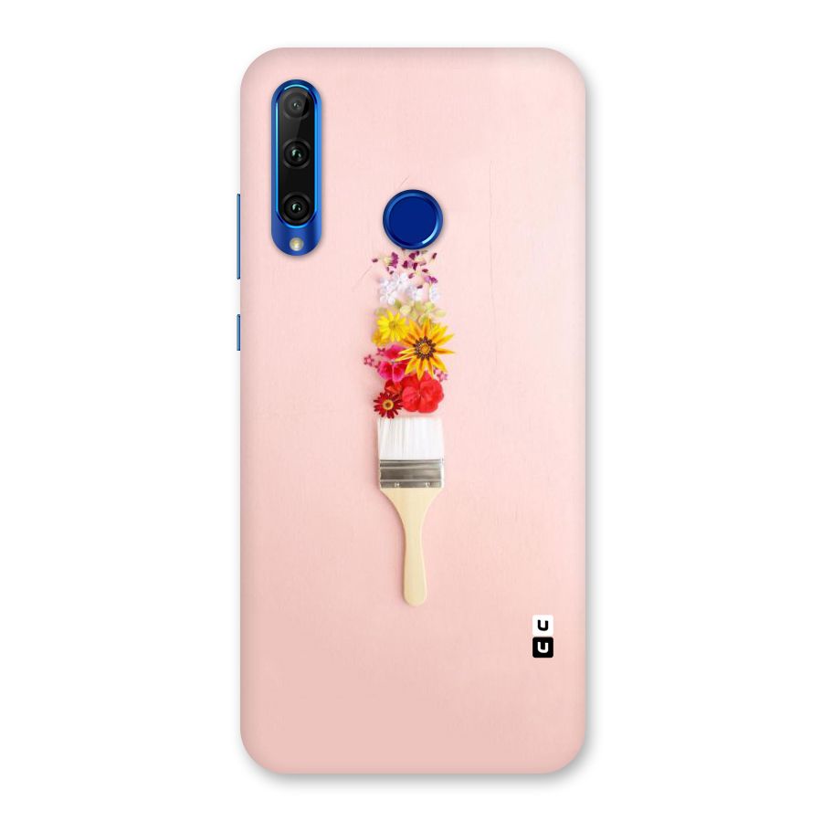 Painted Flowers Back Case for Honor 20i